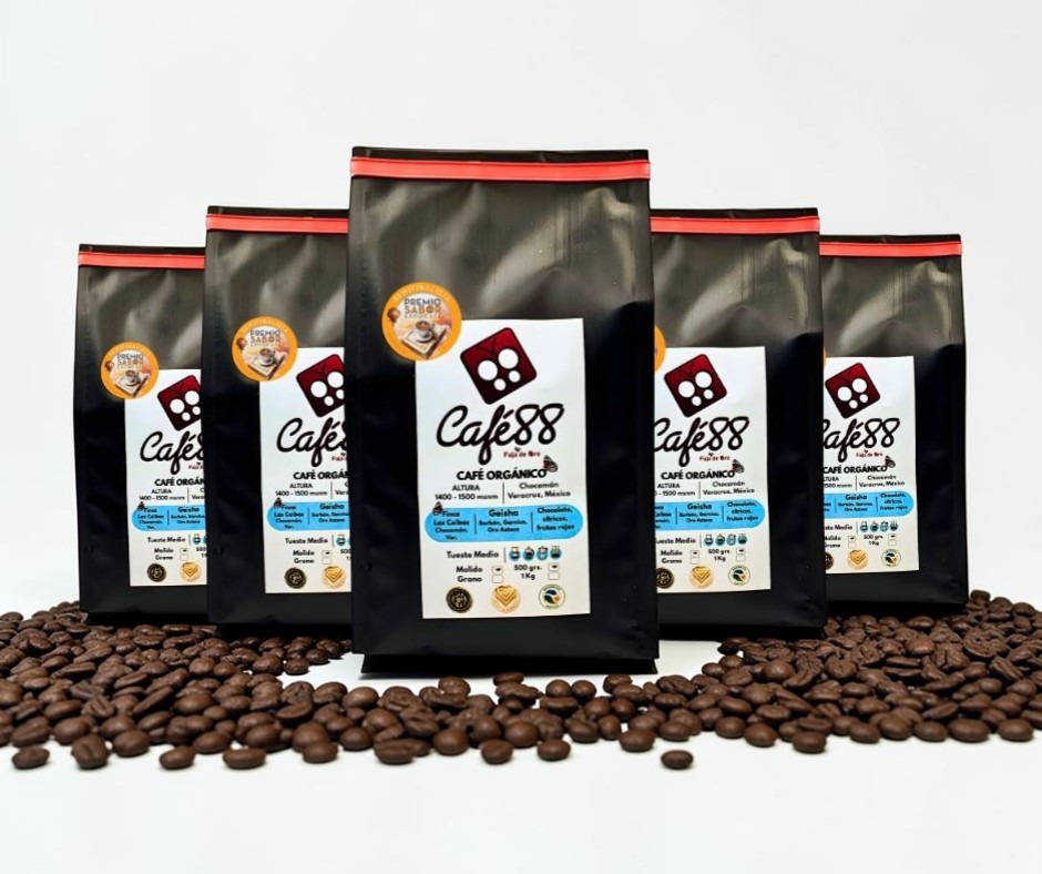 5 Pack Café 88 De Veracruz 1 Kg. Molido